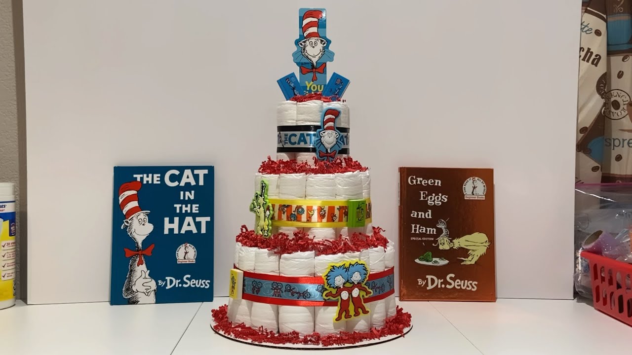 Dr. Seuss Diaper Cake