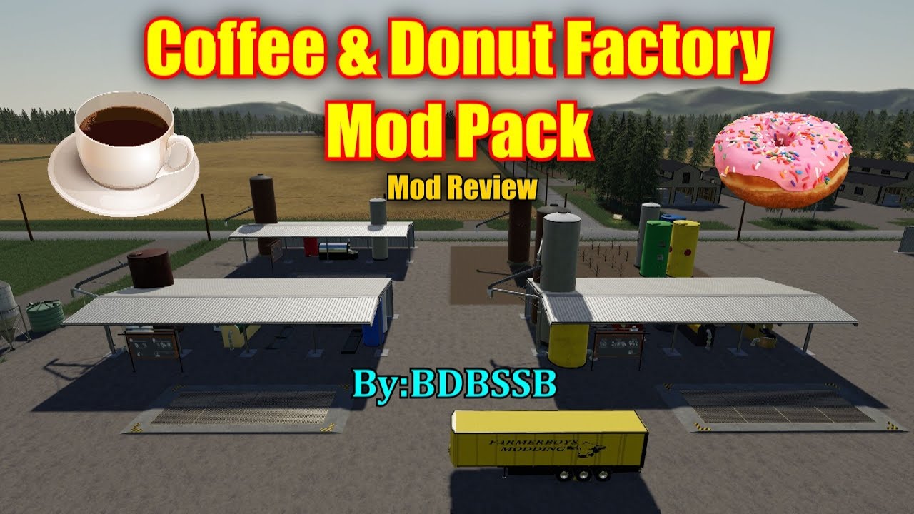 Coffee & Donut Factory Mod Pack 