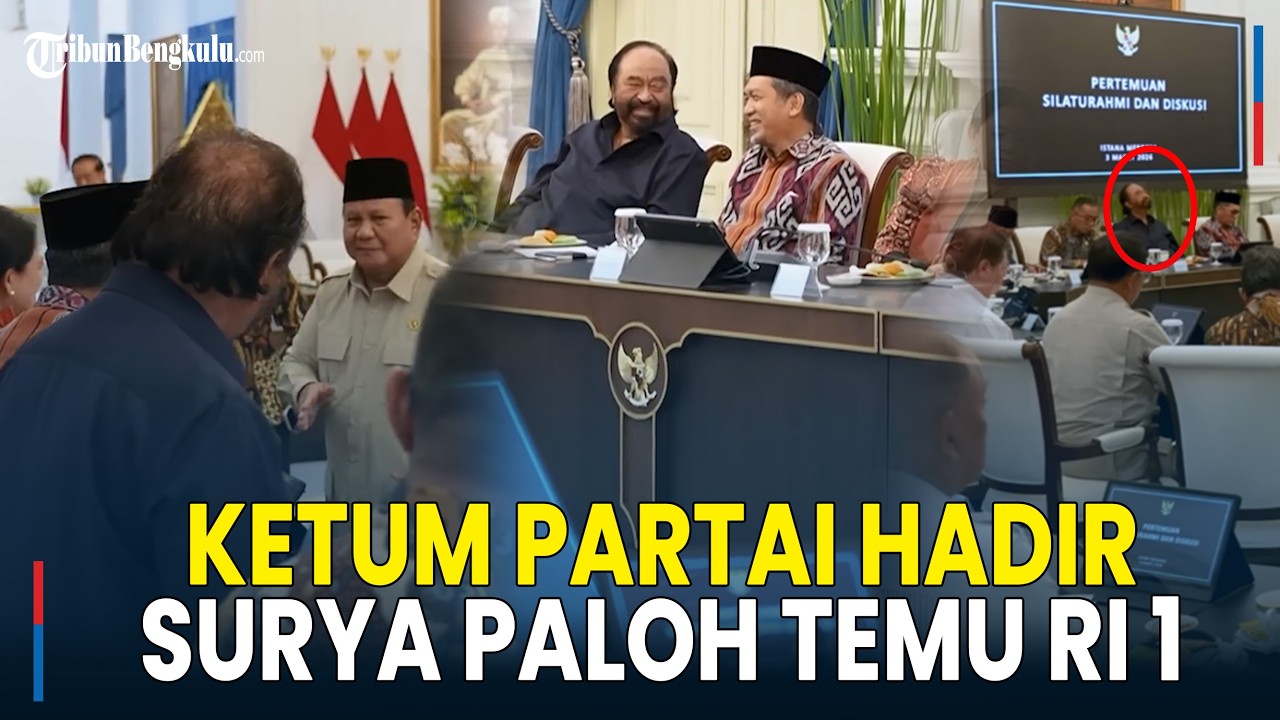 Tak Hanya Jokowi dan SBY,  Ketua Umum Partai Nasdem Surya Paloh Ikut Pertemuan di Istana Negara