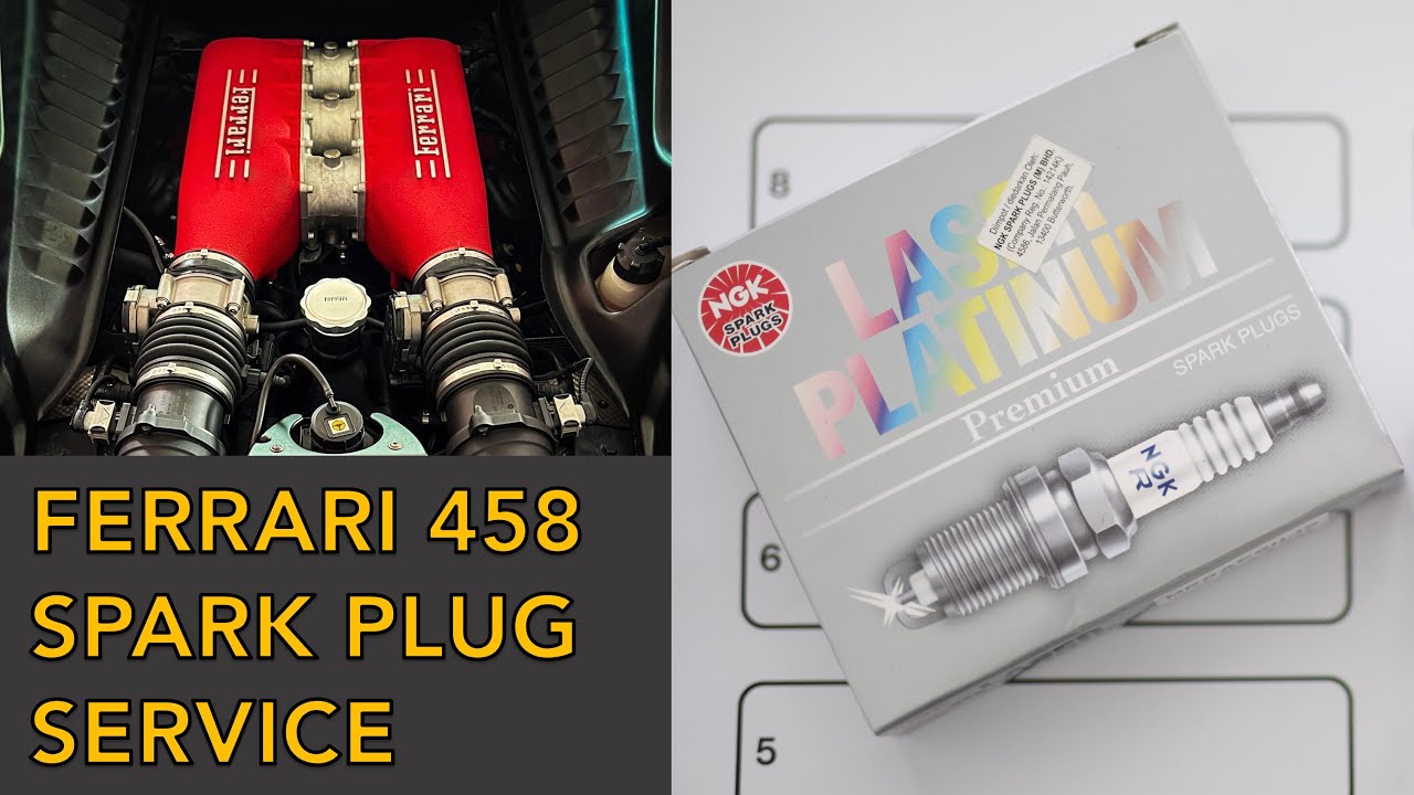 Ferrari 458 Italia Spark Plug Replacement