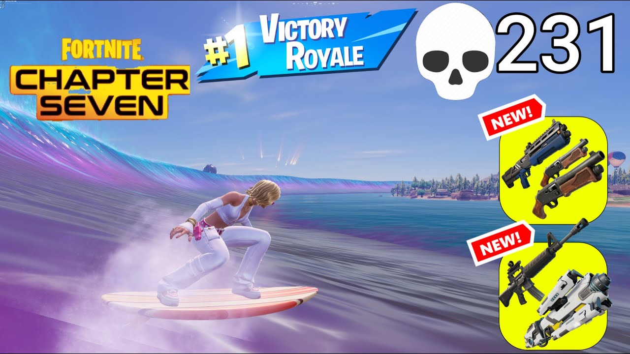 231 Elimination Solo Vs Squads Gameplay Wins (NEW Fortnite Chapter 7)