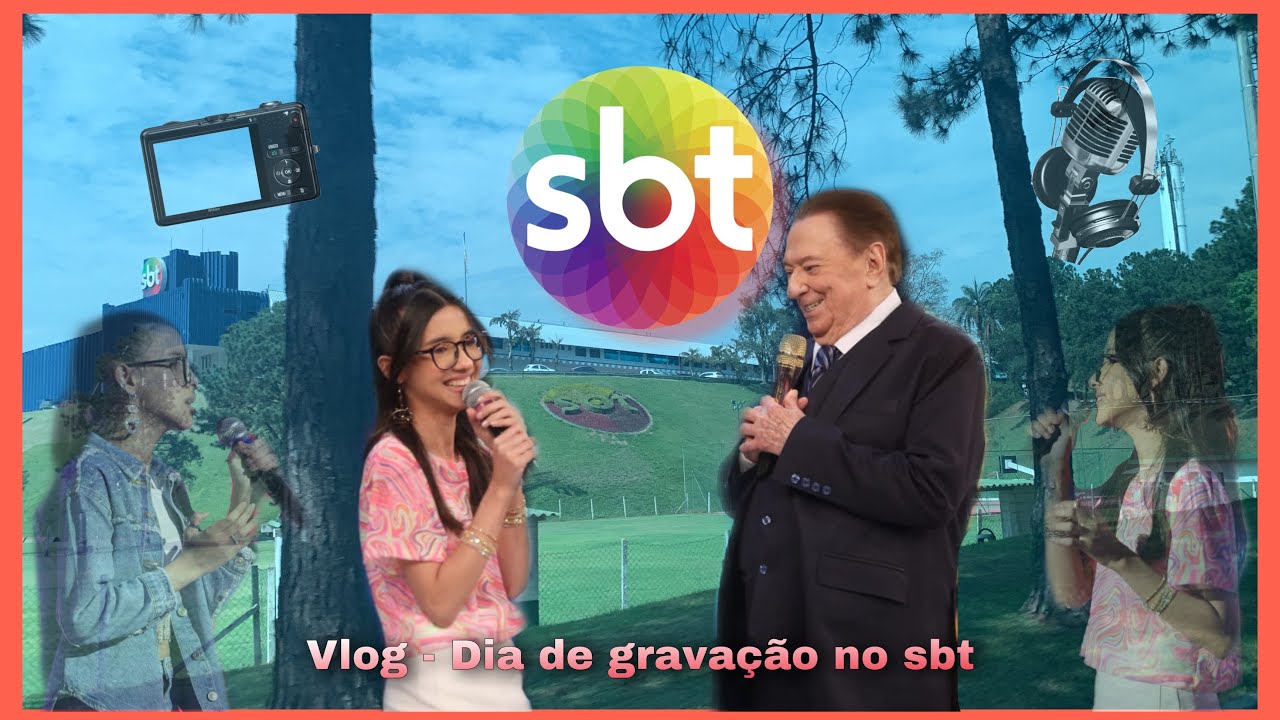 Vlog - Dia de gravação no sbt!! O que será que rolou ??? 🎥💙✨#sbt #programaraulgil #shadow
