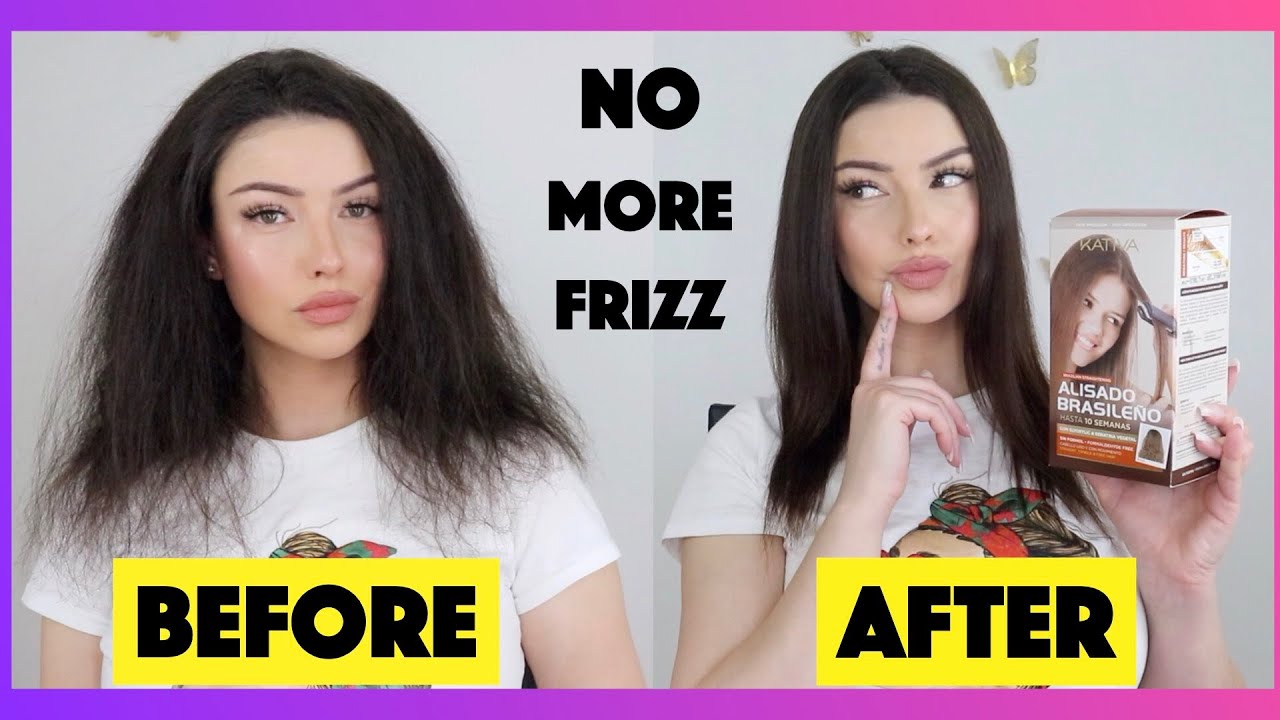 Keratin Treatment At Home Step by Step | Kativa Brazilian Hair Straightening | v e r a