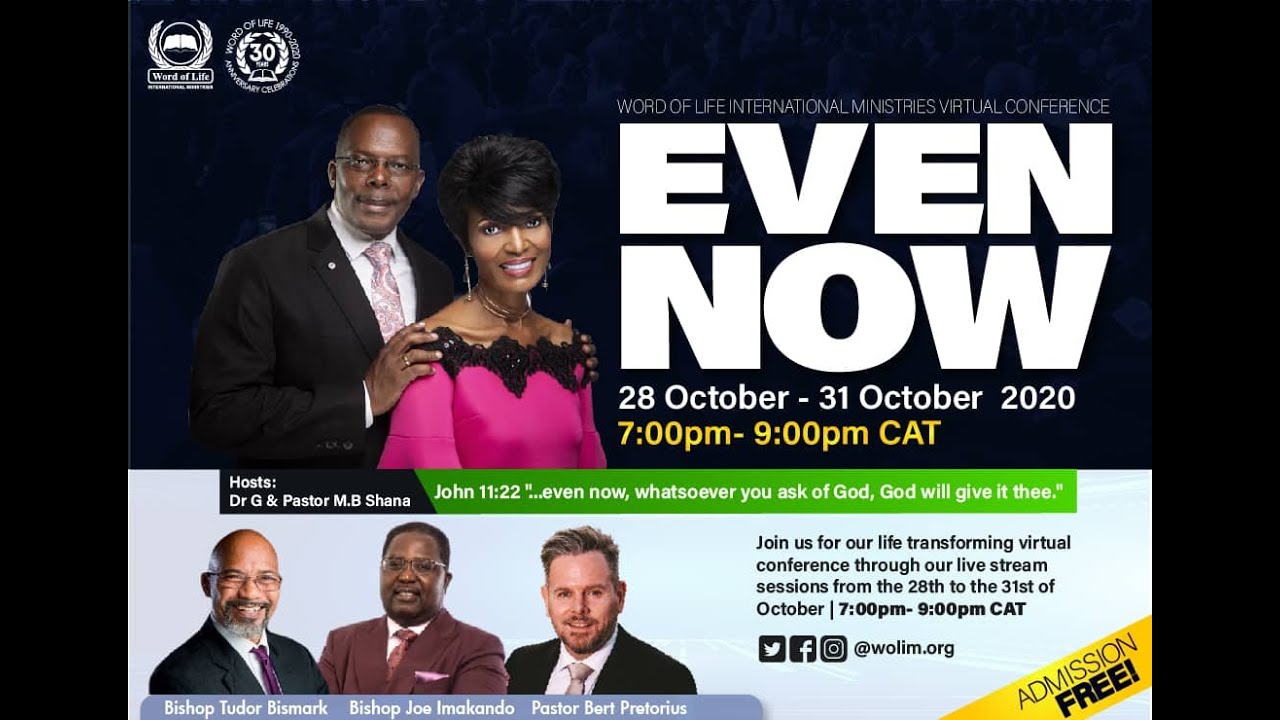 Even Now Conference 2020_Friday Evening Session_hosted by Dr. G. Shana  & Pastor Maureen B. Shana