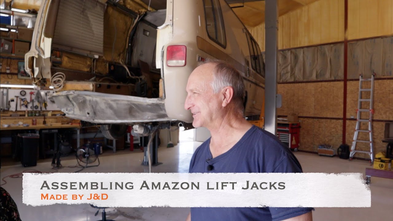 2 ton tripod lift jack from Amazon - box opening and assembly