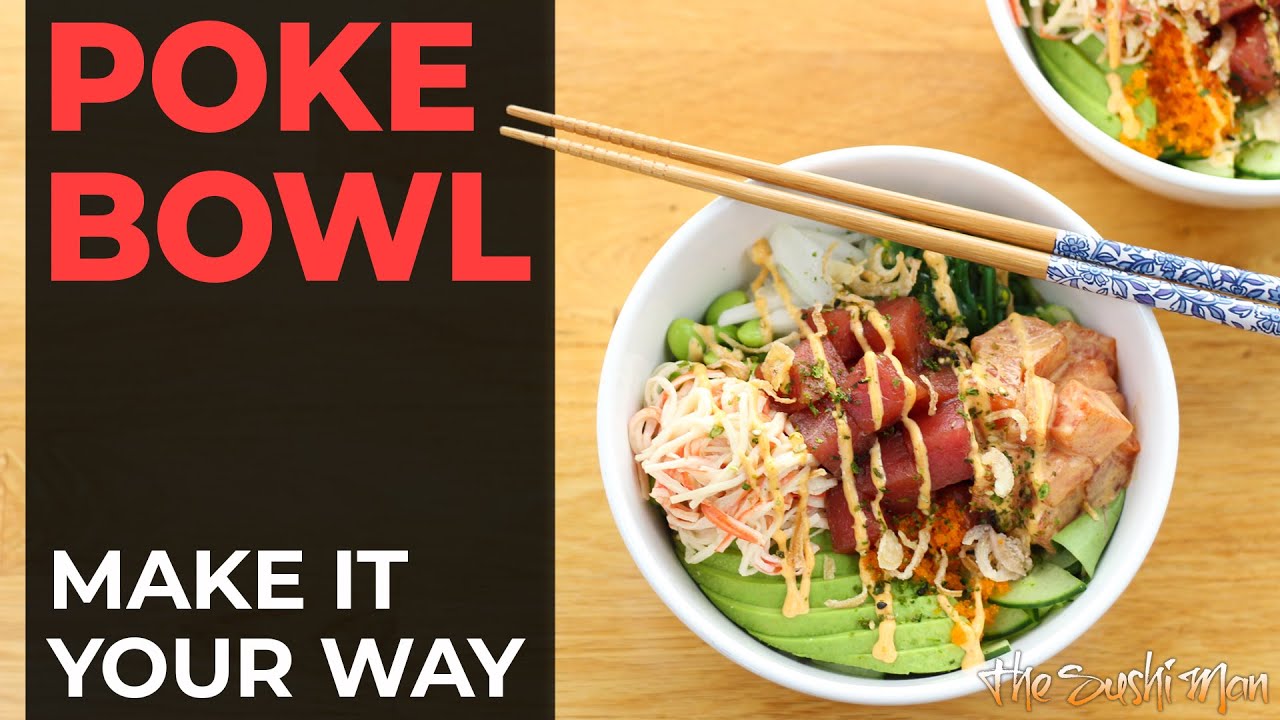 Best POKE BOWL Recipe (Mainland Style) with The Sushi Man