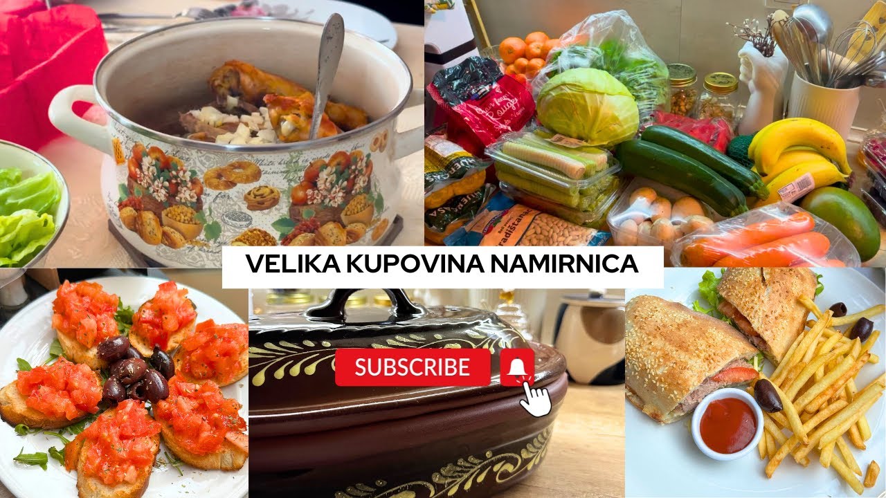 Velika kupovina namirnica, ručak kod babe i dede, potraga za djuvečarom po buvljaku ♡