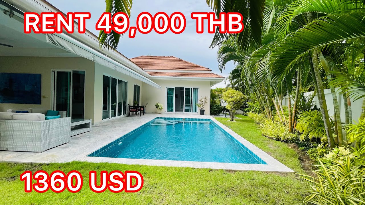 Rented EP 213 LUXURY VILLA FOR RENT HUAHIN THAILAND