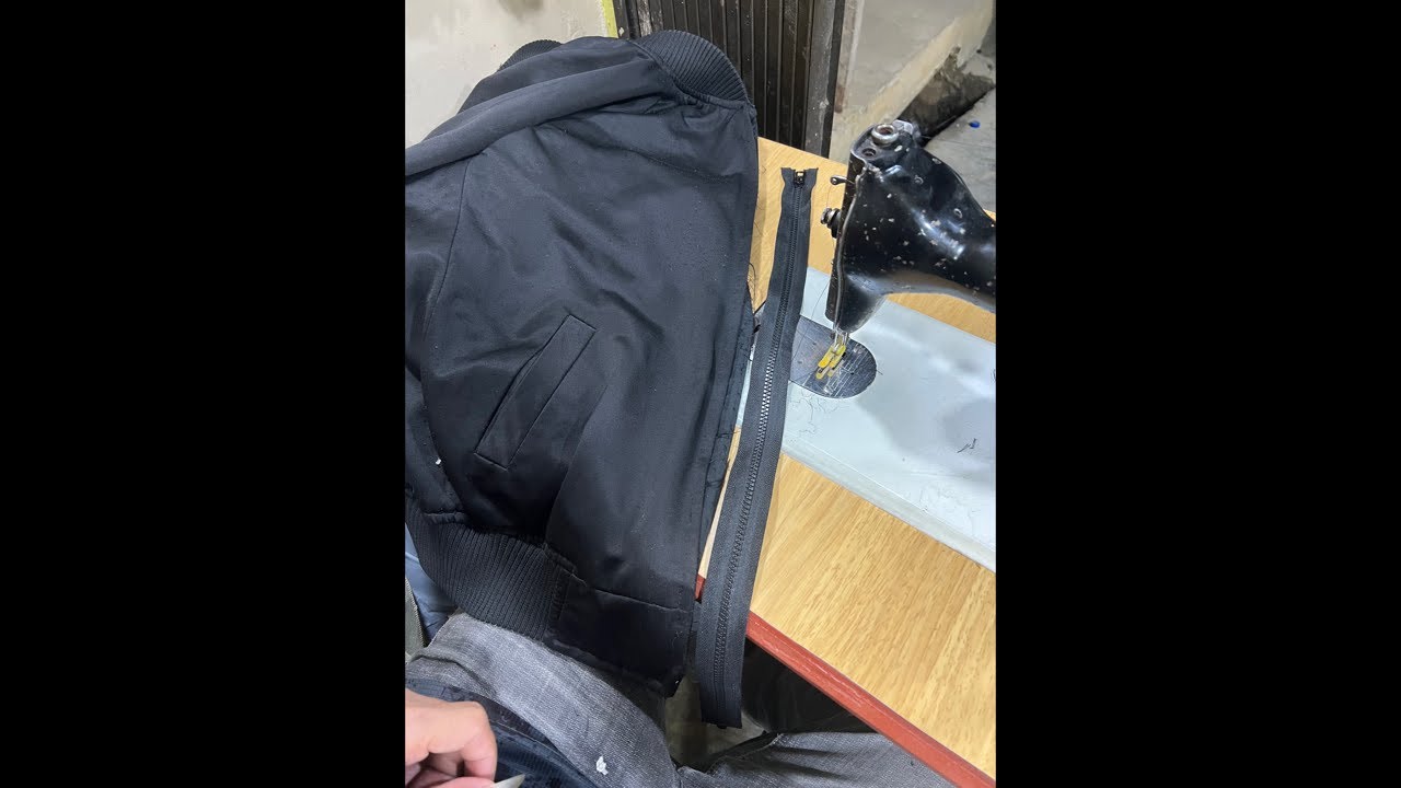 Pasang resleting jaket