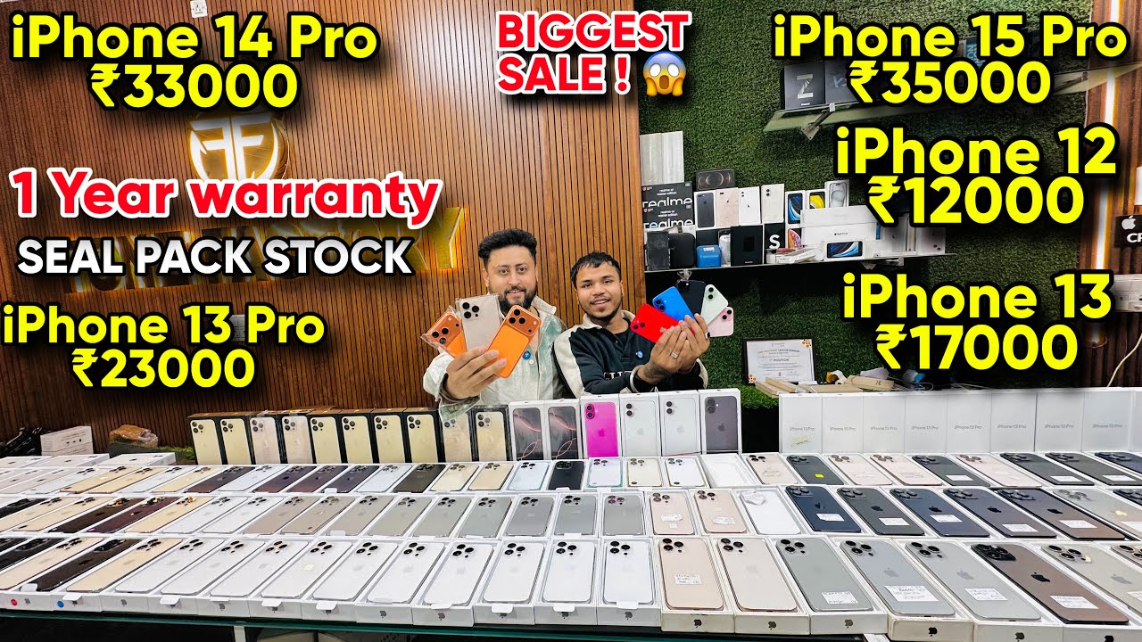 Biggest iPhone Sale Ever 🔥 I Cheapest iPhone Market | Second Hand Mobile | iPhone16 Pro iPhone 17