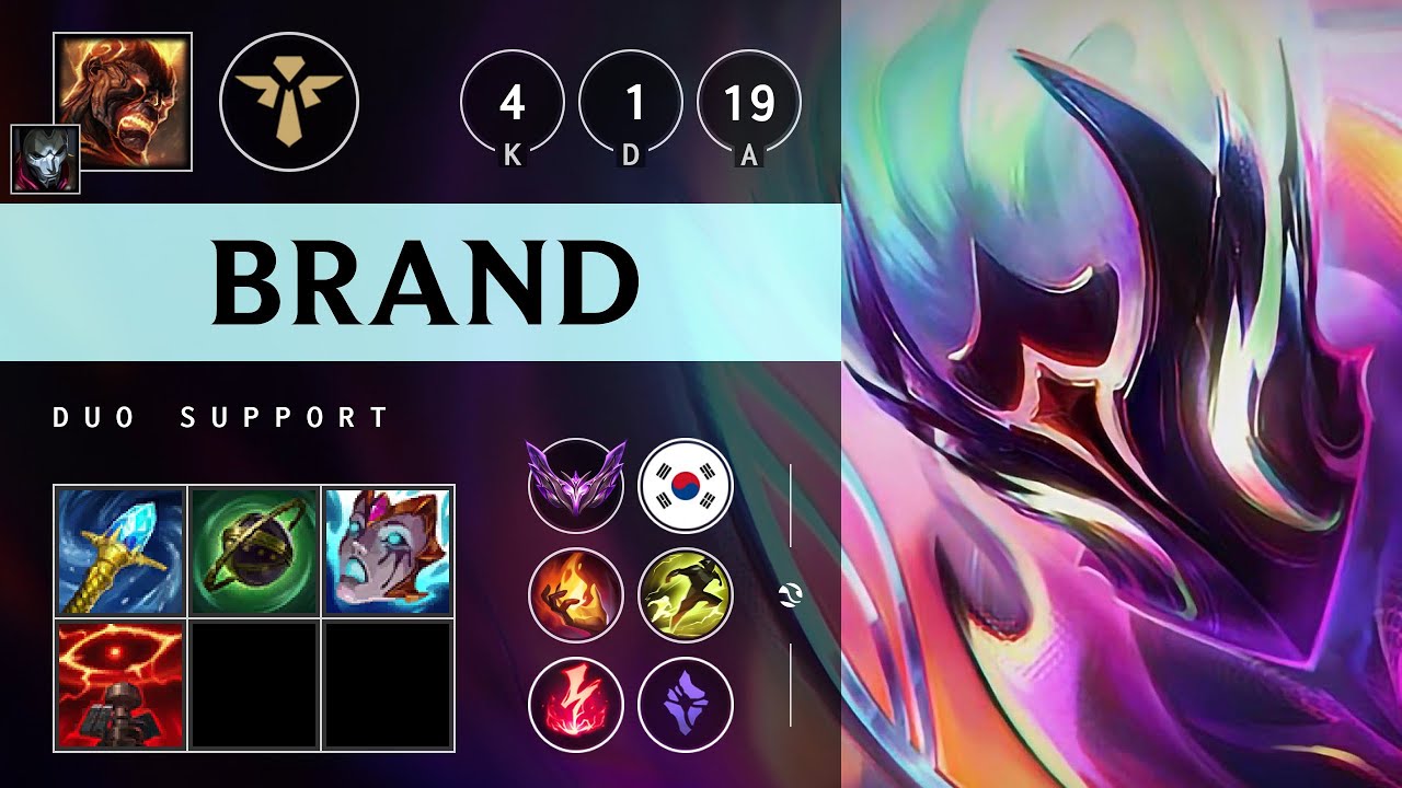 Brand Support vs Rakan - KR Master Patch 25.15