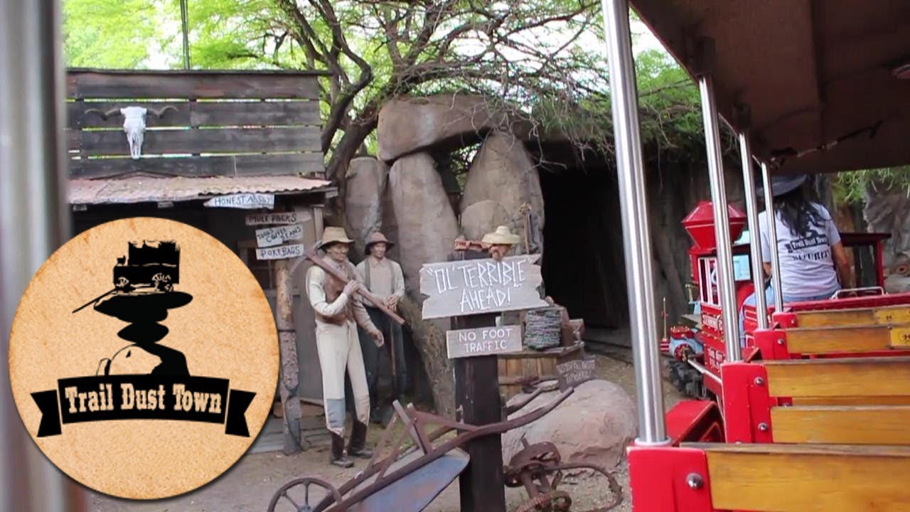 POV Train Ride at Trail Dust Town in Tucson Arizona