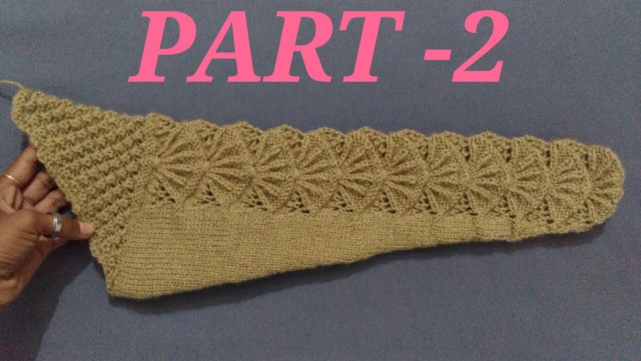 Ladies Cardigan Sleeve knitting [PART-2]