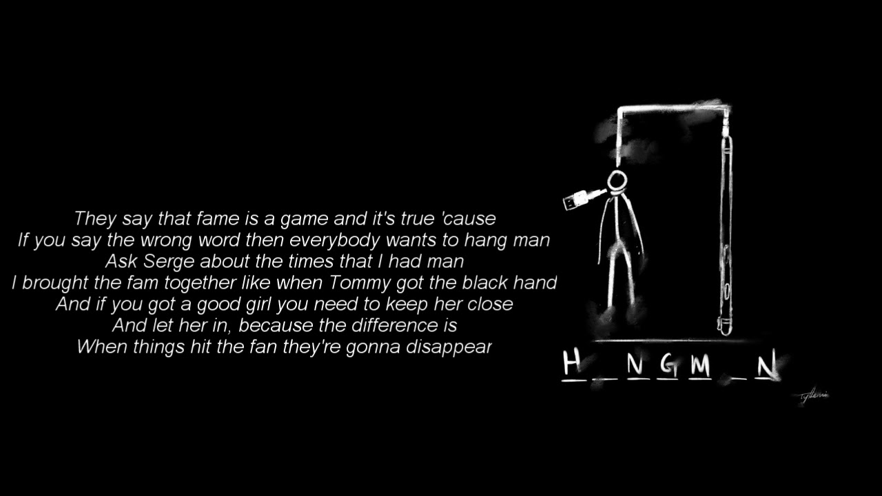 Hangman - Dave Lyrics