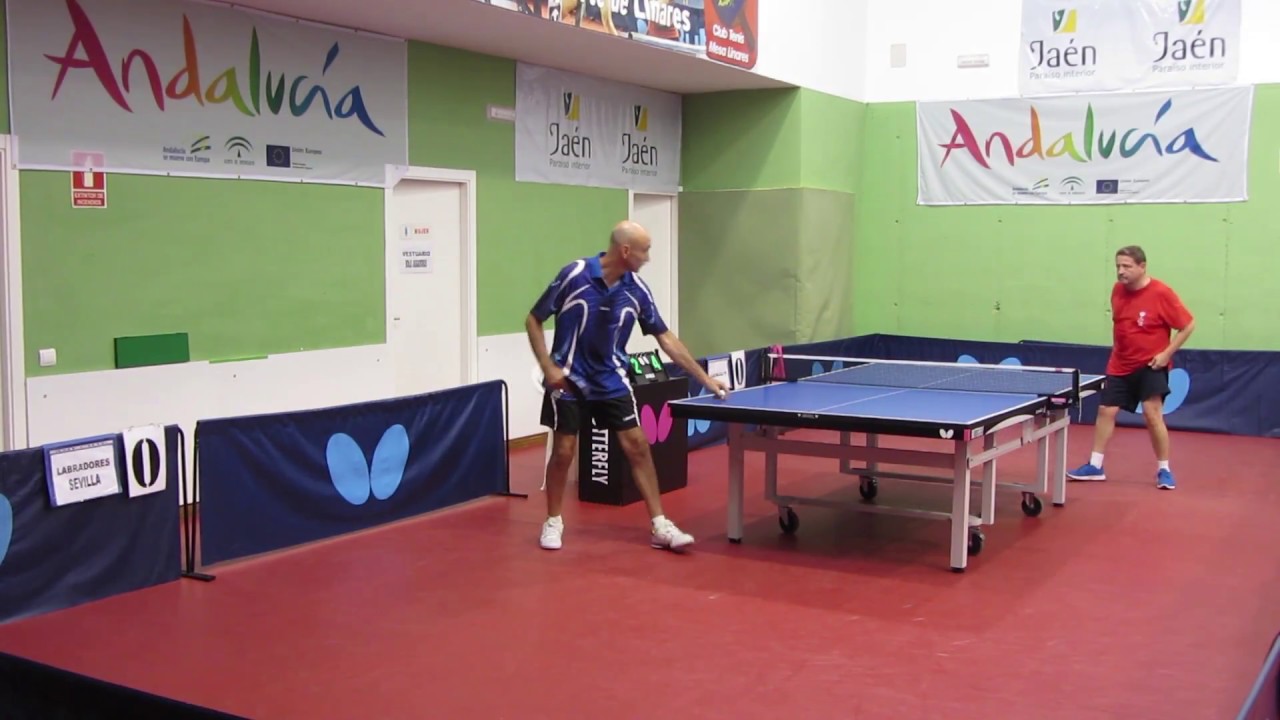 Juan Manuel López Benjumea vs Eduardo Pérez Liga andaluza veteranos SD Linares 2017