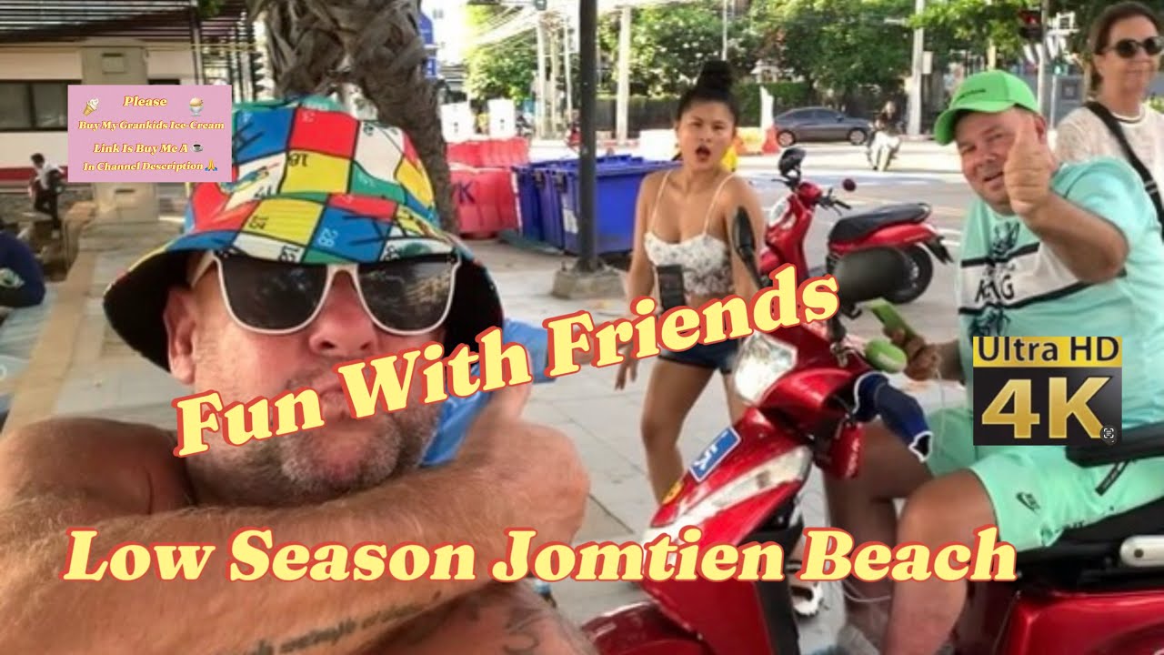 Low Season Fun Jomtien Beach Pattaya | Filipino Girl Does Magic, Cheap Dave Gets Hair Cut #crazy