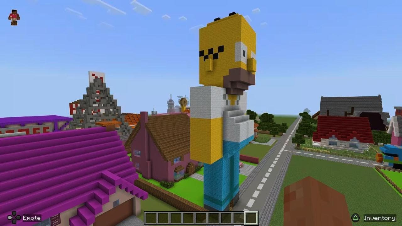 Minecraft Homer Simpson Skin