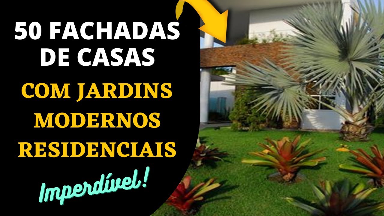Aconchego e Beleza: Dicas de Fachadas com Jardins Modernos! Imperd&iacute;vel!!