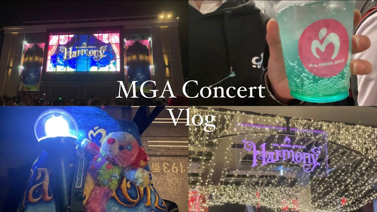 [VLOG]女子高校生の１日/ライブ/Mrs. GREEN APPLE/メイク/準備/A high school girl's daily vlog