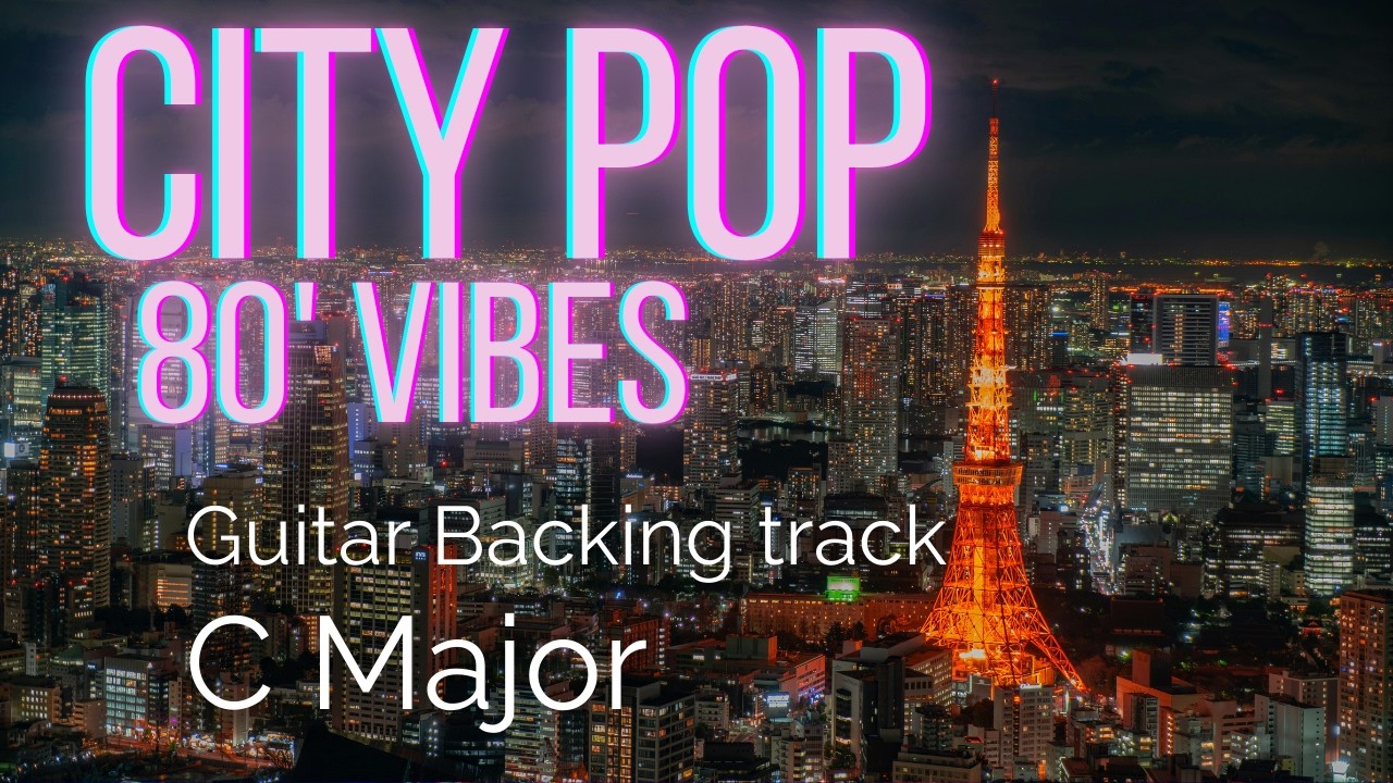 City Pop Fusion Jam Track | C Major · 100 BPM · Perfect 80's Groove