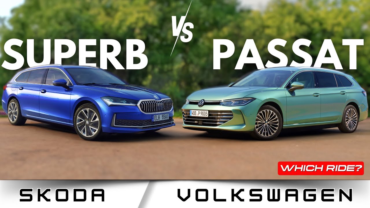 Skoda Superb 2024 года против Volkswagen Passat: подробное сравнение | Which Ride?