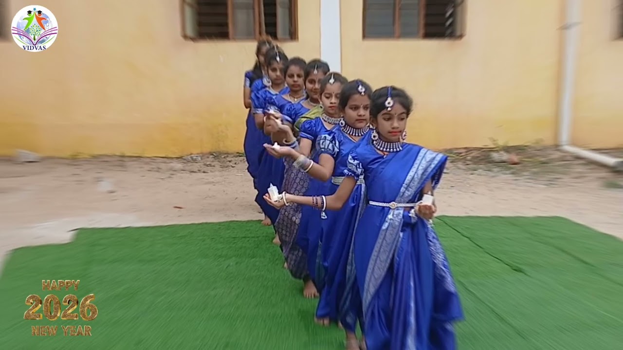 Welcome song | new year celebration | Vidvas school 