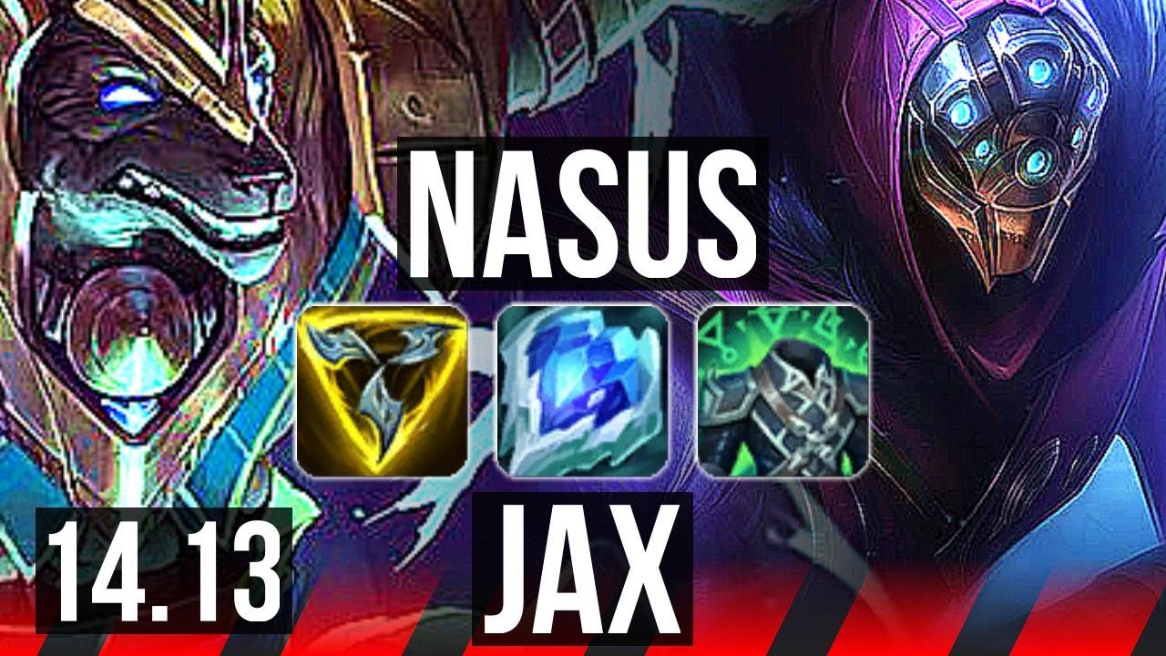 NASUS vs JAX (TOP) | Rank 3 Nasus, 49k DMG, 8 solo kills | BR Grandmaster | 14.13