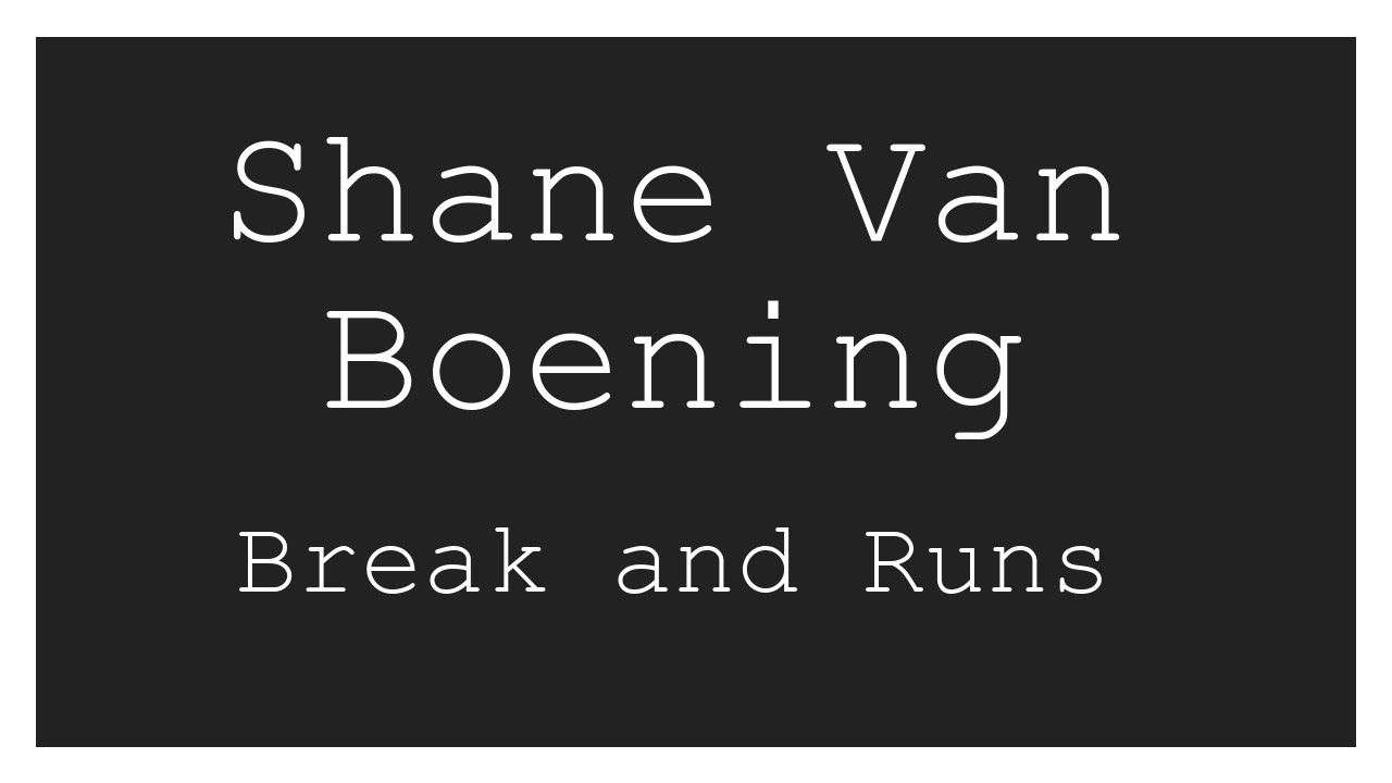 Shane Van Boening - Break and Run compilation