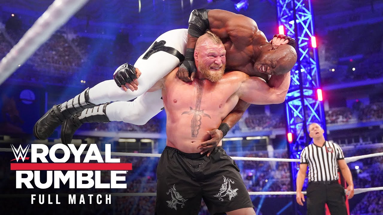 ПОЛНЫЙ МАТЧ — Брок Леснар против Бобби Лэшли — Матч за титул WWE: Королевская битва 2022