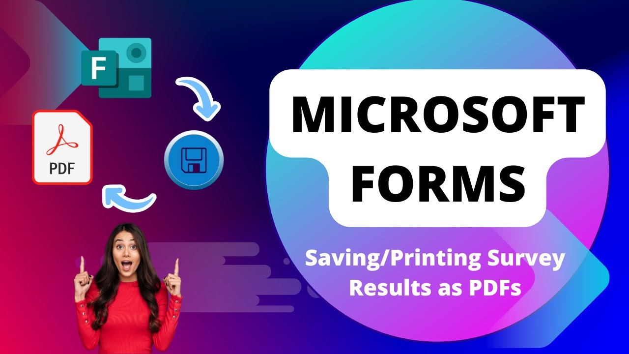 Microsoft Forms — Сохранение ответов на опрос в формате PDF