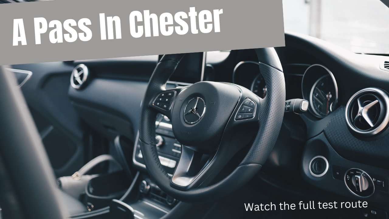 A pass in Chester, see where they go on a real driving test.