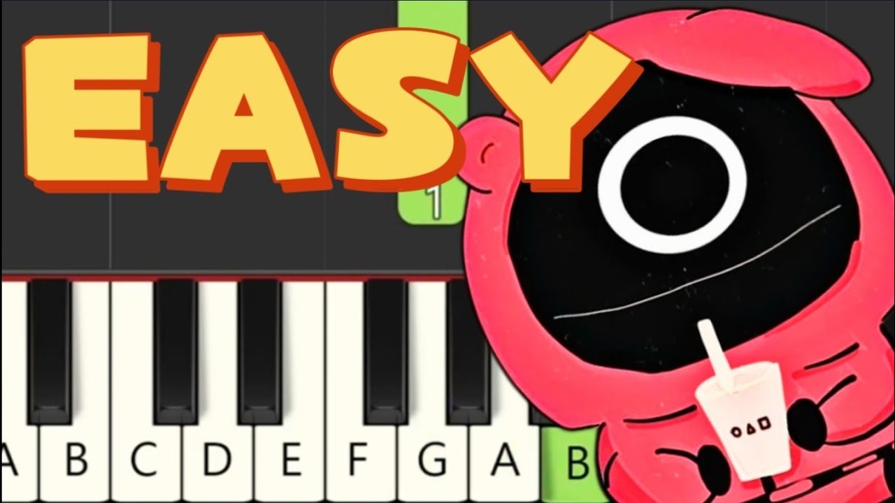 (EASY⭐2.5) Squid Game Season 2 - Mingle Game Song “Round and Round” | Beginner Piano Tutorial