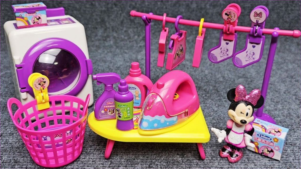 Disney Minnie Mouse Laundry Set Satisfying with Unboxing Compilation Toys ASMR