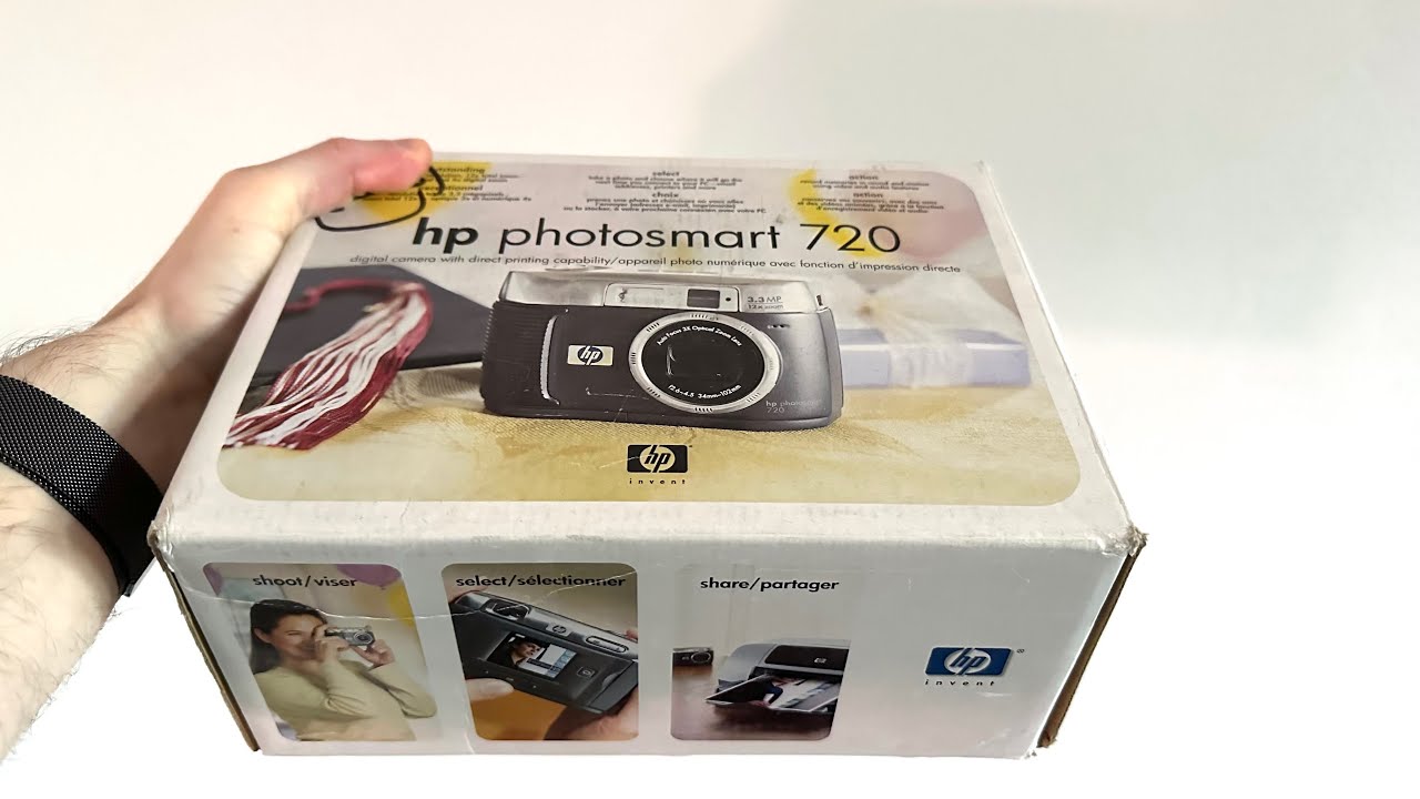 HP Photosmart 720 Digital Camera Unboxing