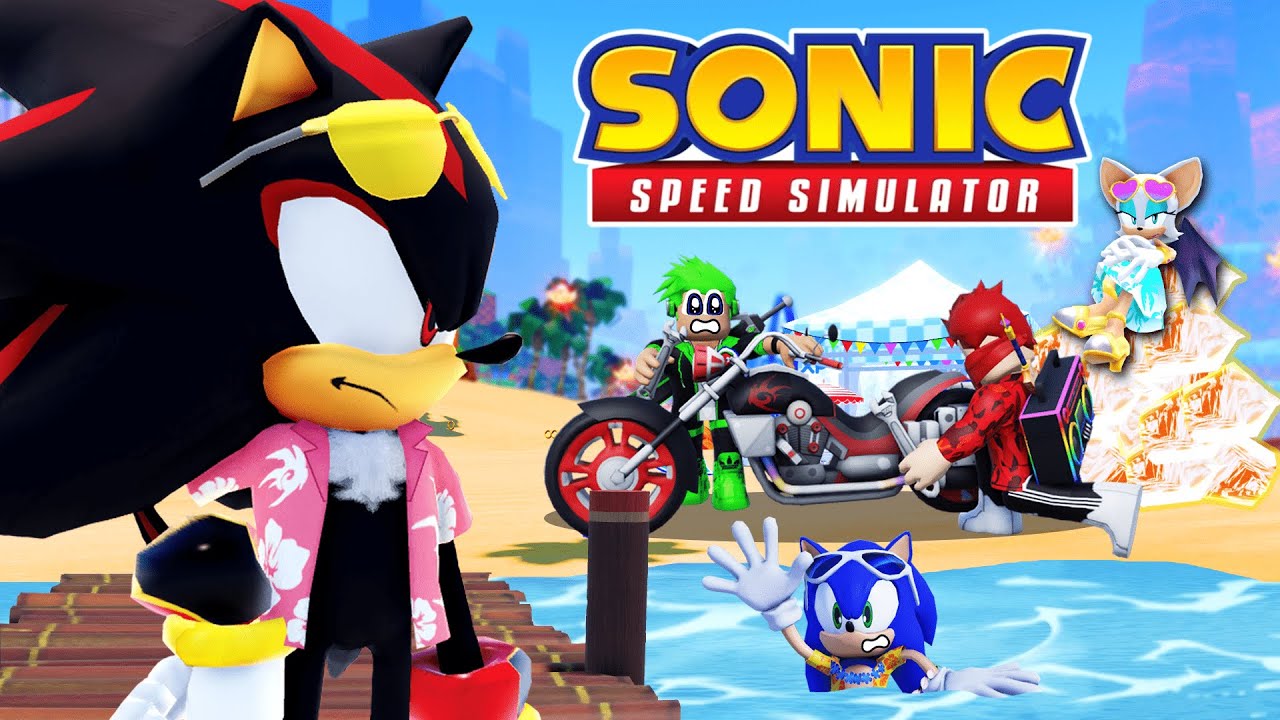 ЛЕТО пришло в Sonic Speed ​​Simulator!! (Dark Rider + Summer Rouge) ☀️