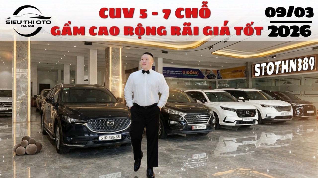 CUV 5 - 7 CHỖ GẦM CAO RỘNG RÃI GIÁ TỐT