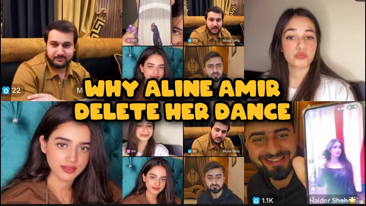 Haider Shah asked Alina Amir why she deleted her viral dance 😨
