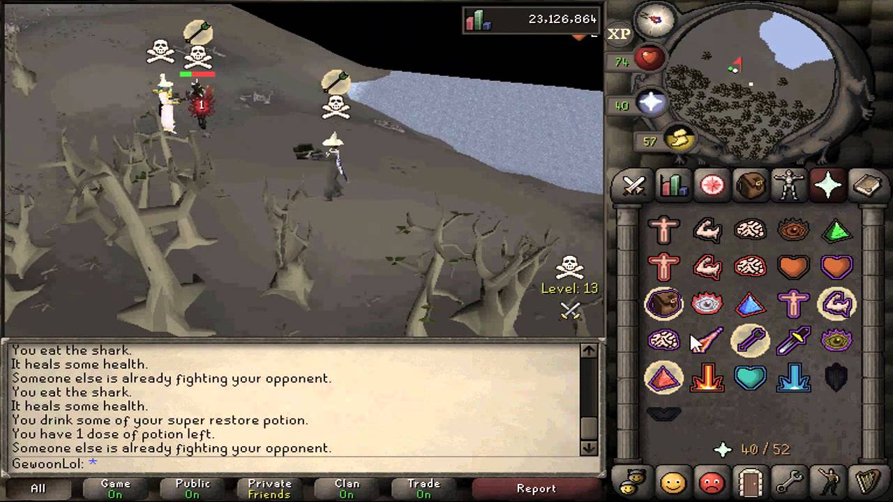 Kids Awakee Pk video #1 ll oldschool runescape ll ultimate hybrid pure ll Easts ll Pking ll