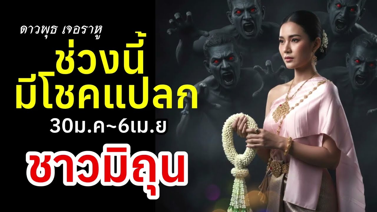 ราศีมิถุน โชคแปลกแตกต่าง พุธราหูเจอกัน