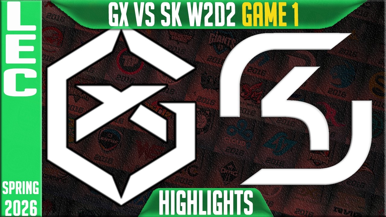 GX vs SK Highlights Game 1 | LEC Spring 2026 W2D2 | GiantX vs SK Gaming G1