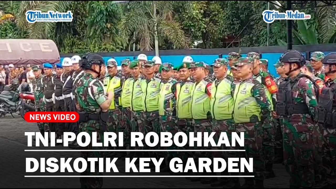 Dandim 0204 Deliserdang Pimpin Perobohan Diskotek Key Garden, Dilengkapi Senjata
