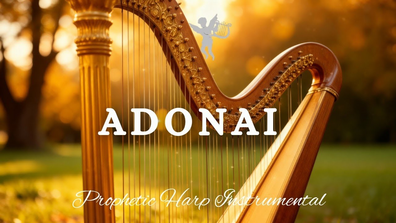 Prophetic Warfare Harp Instrumental Worship/ADONAI/Background Prayer Music 