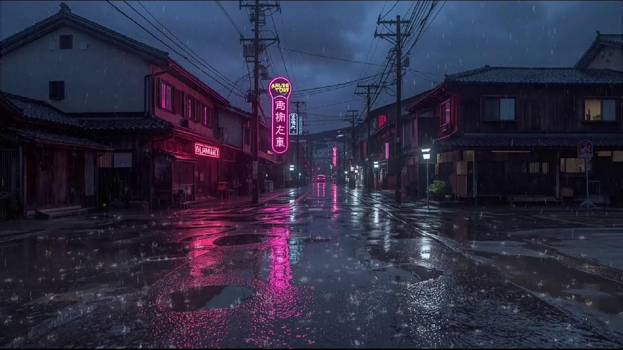 Rainy Night Lofi Mix 🌙 Calm Chillhop Beats to Relax, Study & Sleep #56