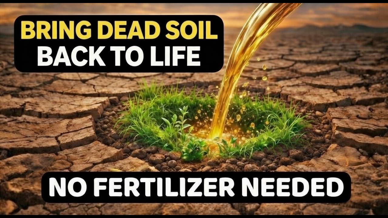 This Ancient Liquid Brings Dead Soil Back to Life — No Fertilizer Required