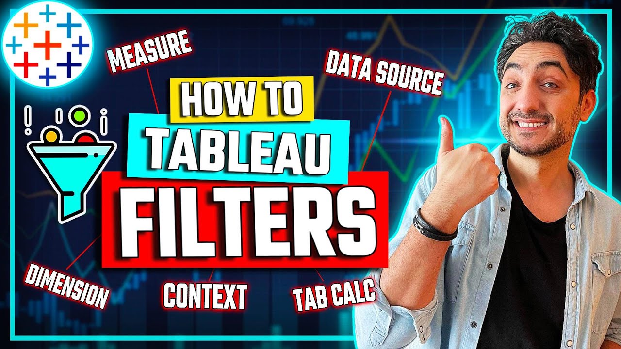 Как создавать фильтры Tableau | Курс #Tableau #58