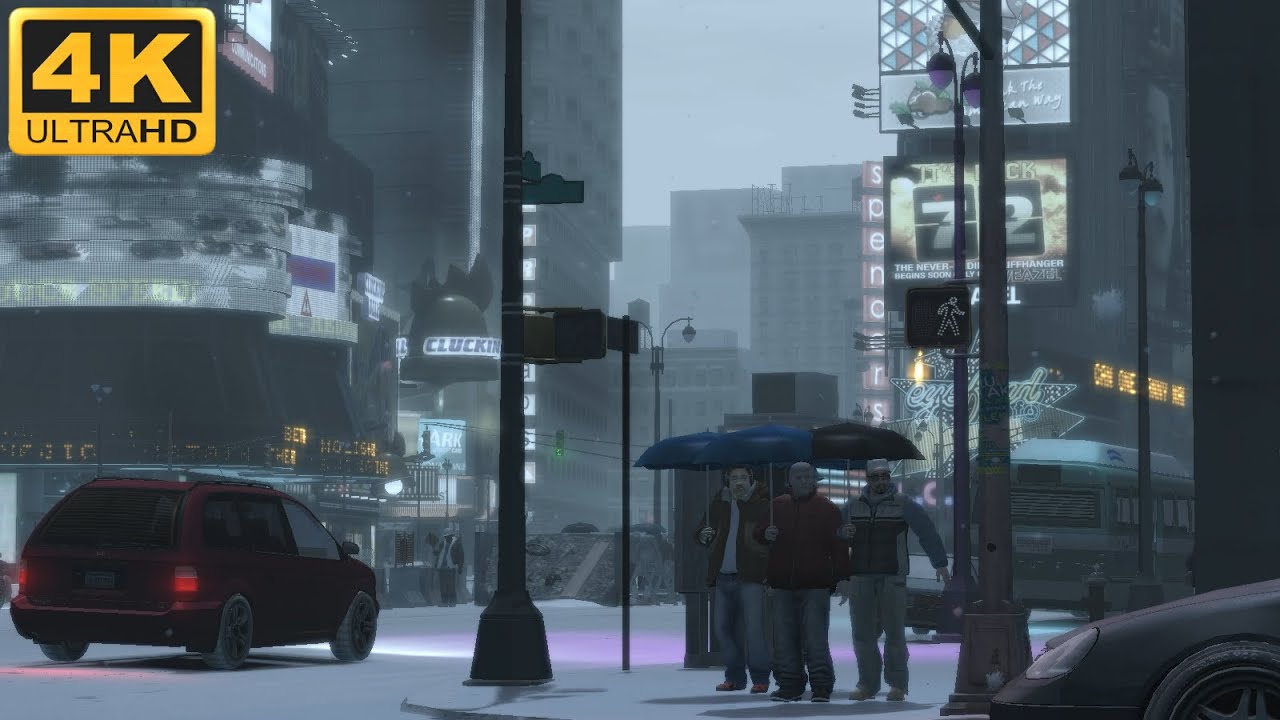 LIBERTY CITY Walking Tour [4K] - Snow Star Junction
