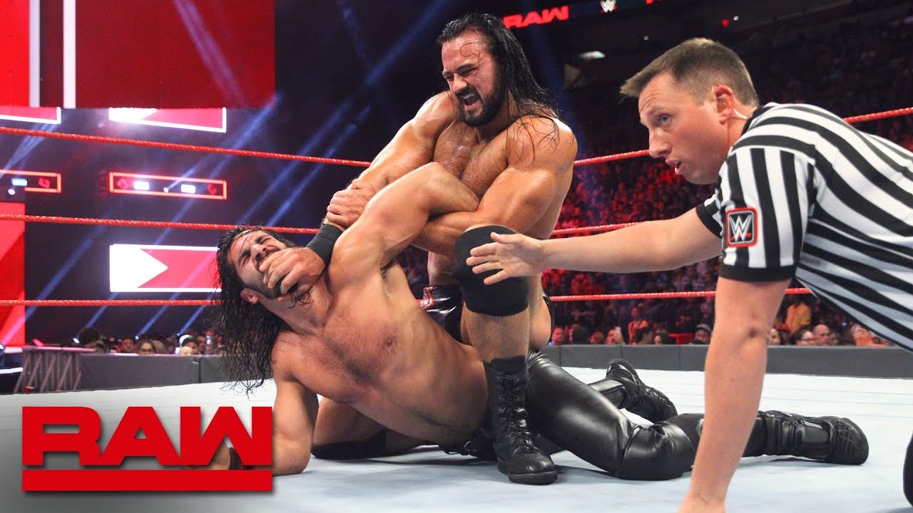 Seth Rollins vs. Drew McIntyre: Raw, July 30, 2018