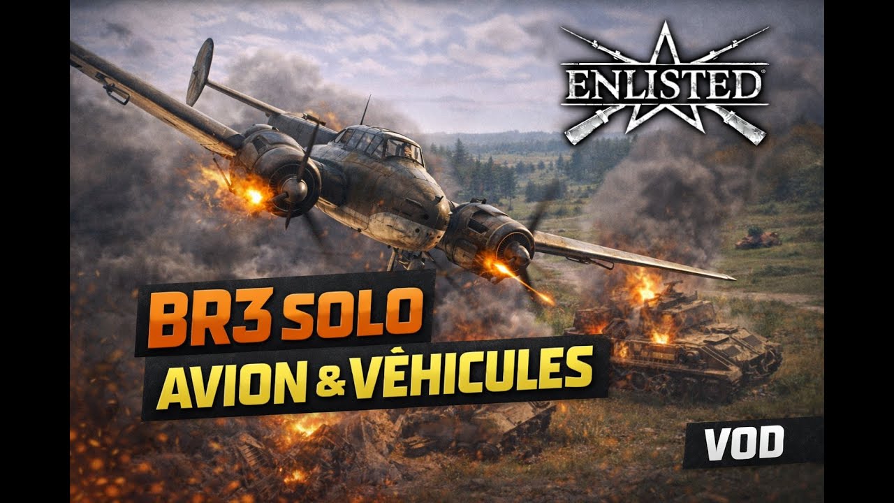 [VOD] ► Je fais une boucherie en avion ! | Enlisted