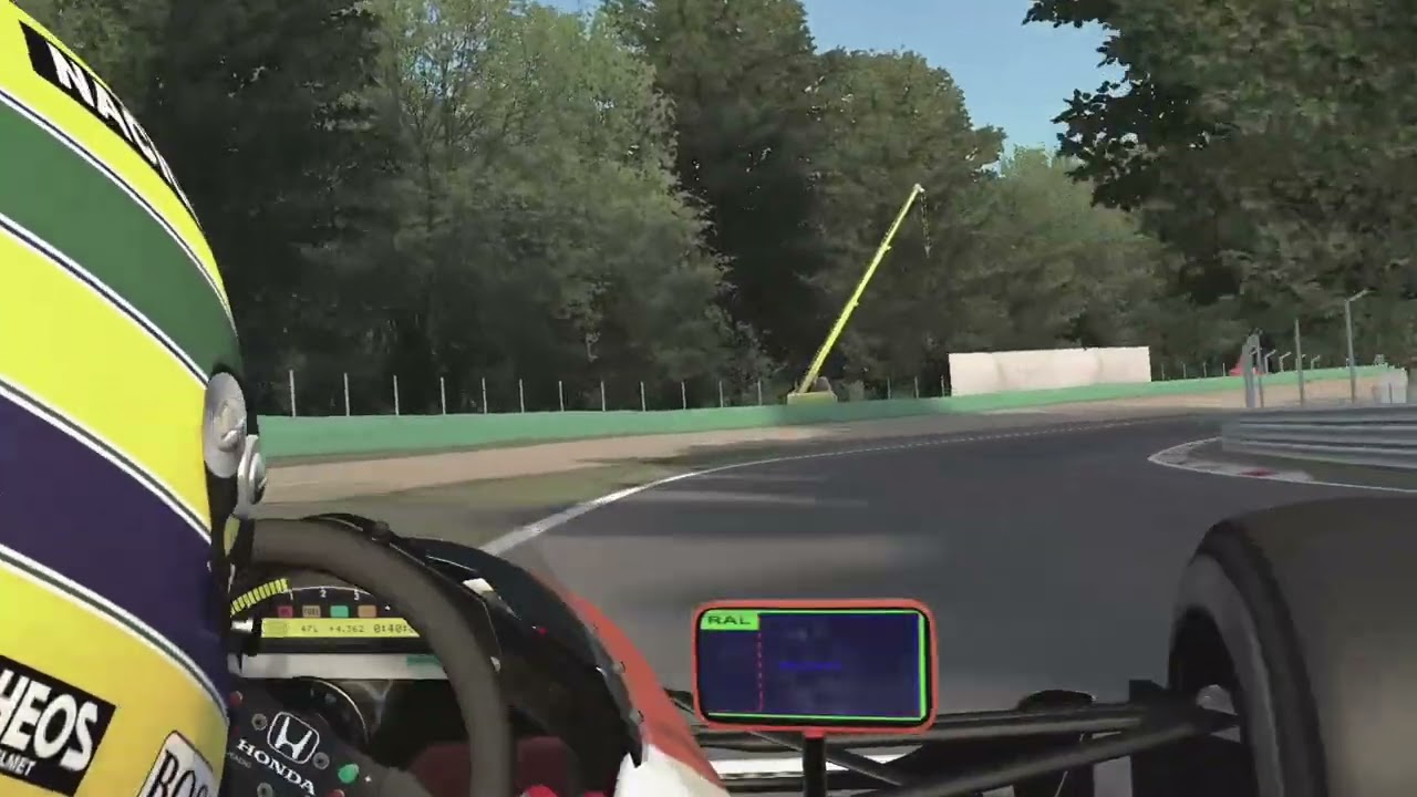 Aryton Senna's Onboard Lap in Monza | Mclaren MP4/6