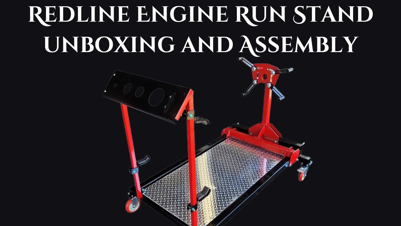 Redline RE ENGS Engine Run Test Stand and Assembly